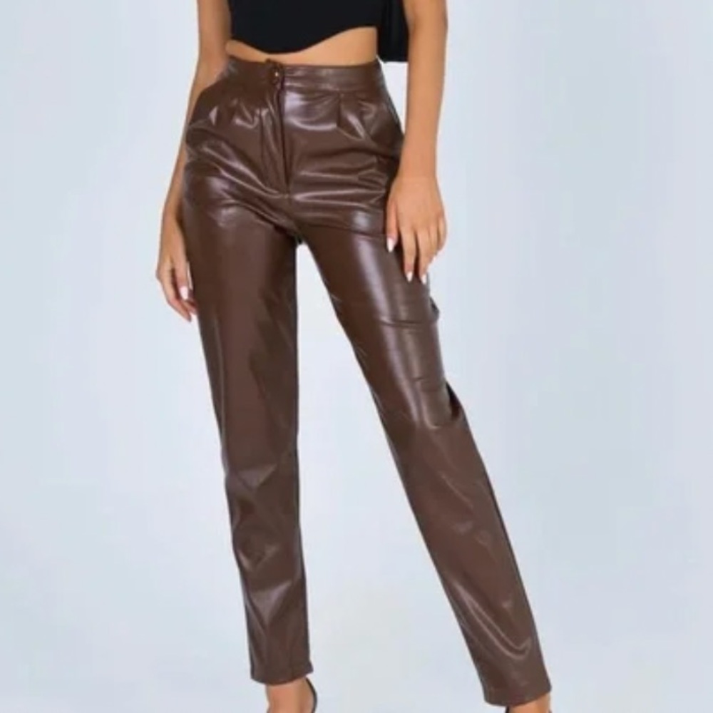 Princess Polly Love Club Pants Brown (NWT!)